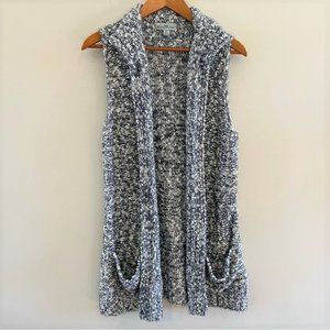 WindiRiver Long Sleevless Open Front Cardigan Size M